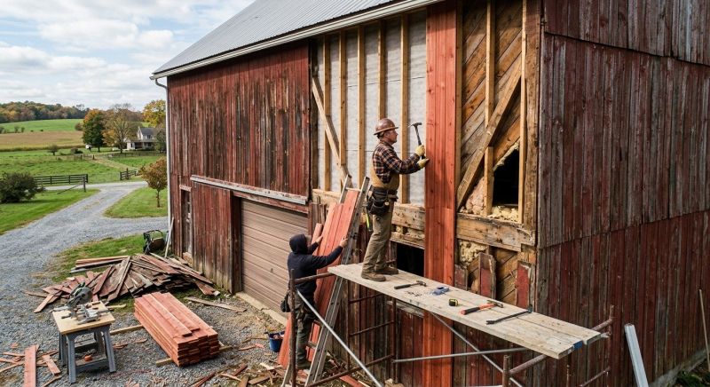 Barn Siding Replacement in Hamilton, OH