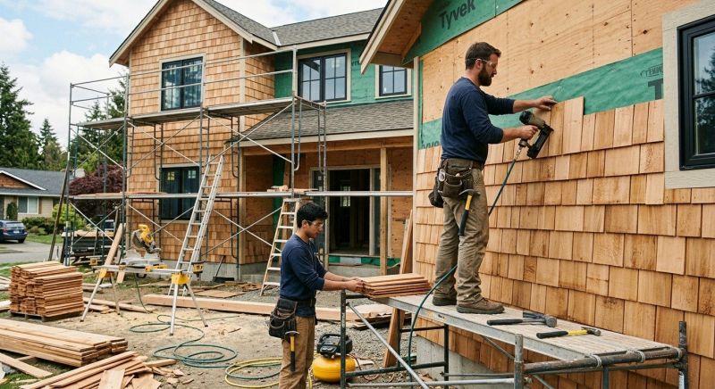 Cedar Cladding Installation in Clermont County, OH