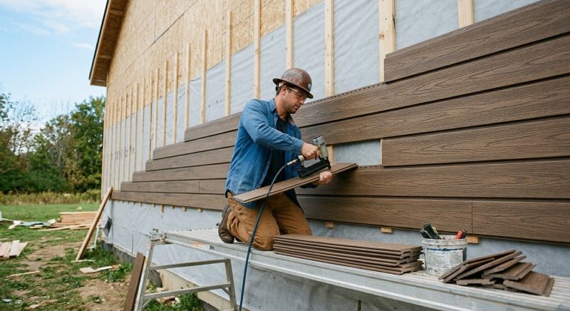 Faux Wood Siding Installation in New Richmond, OH