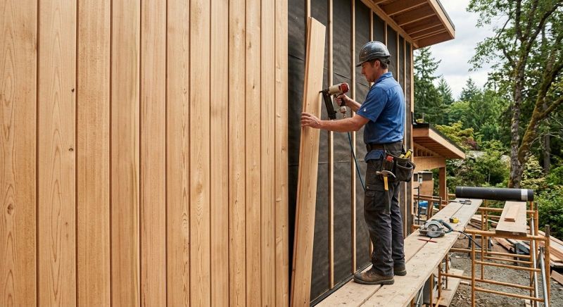 Faux Wood Siding Installation in West Chester, OH