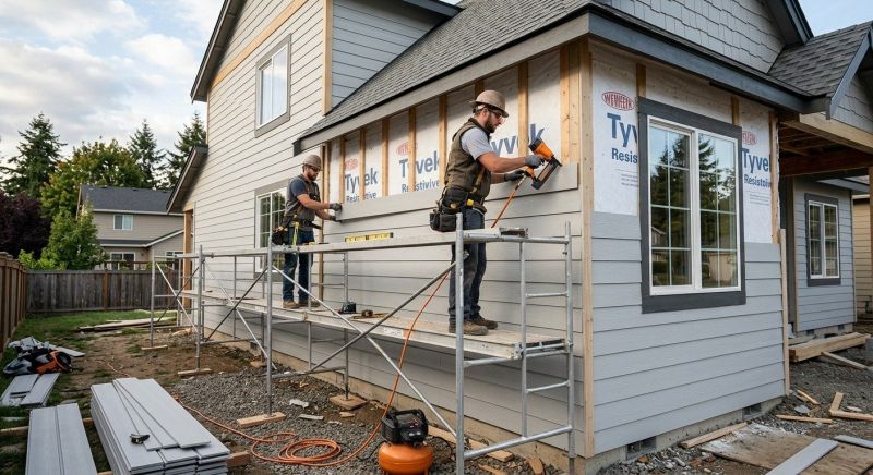 Fiber Siding Installation in Williamsburg, OH