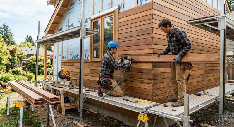 Hardwood Siding Installation in Harrison, OH