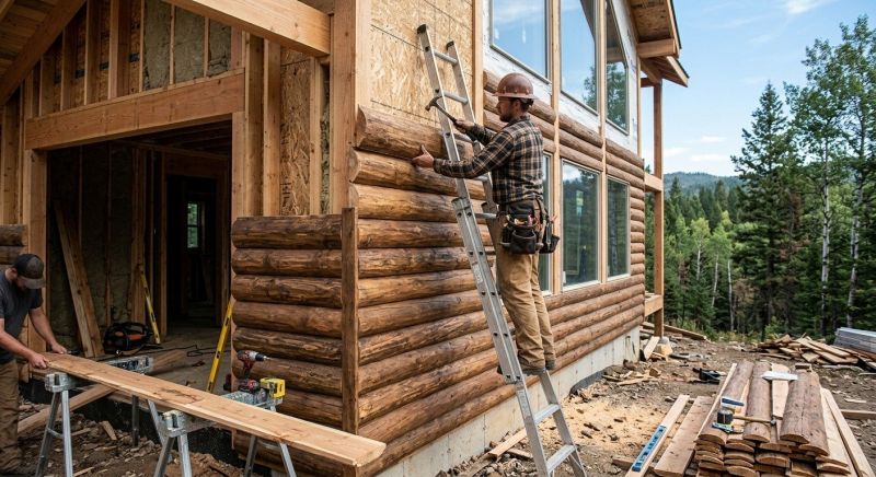 Log Home Siding Installation in Clermont County, OH