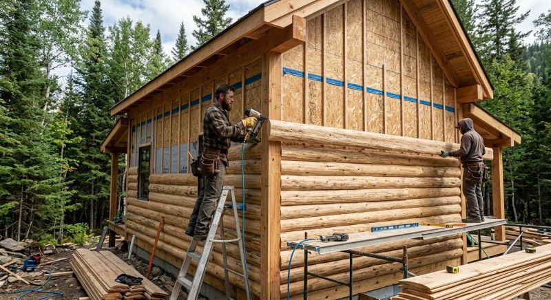 Log Siding Installation in Butler County, OH