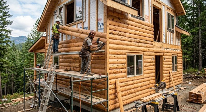 Log Siding Installation in Butler County, OH