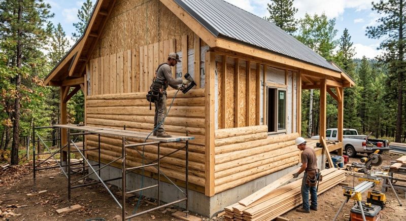 Log Siding Installation in Milford, OH