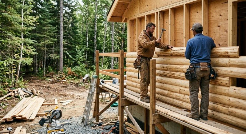 Log Siding Installation in Milford, OH
