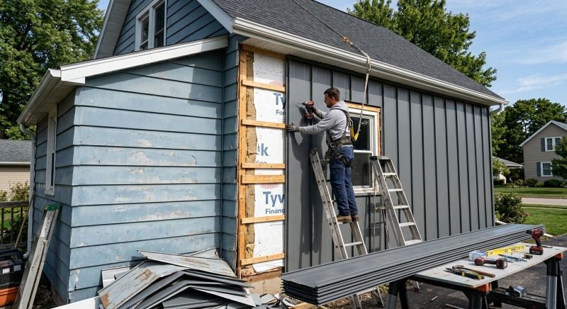 Metal Siding Replacement in Newport, KY