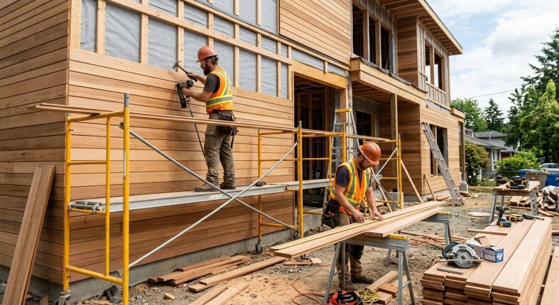 Wood Cladding Installation in Alexandria, KY