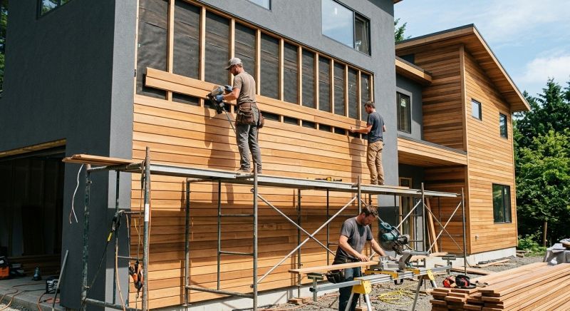Wood Cladding Installation in Alexandria, KY