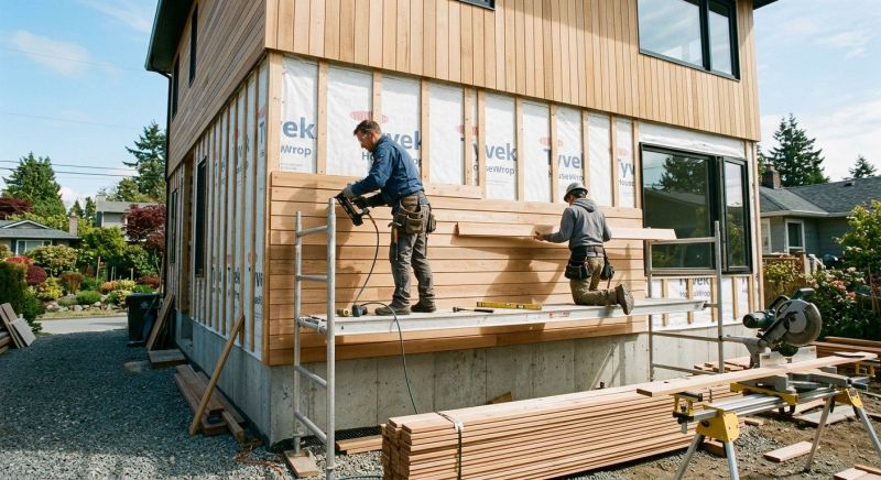 Wood Cladding Installation in Amelia, OH