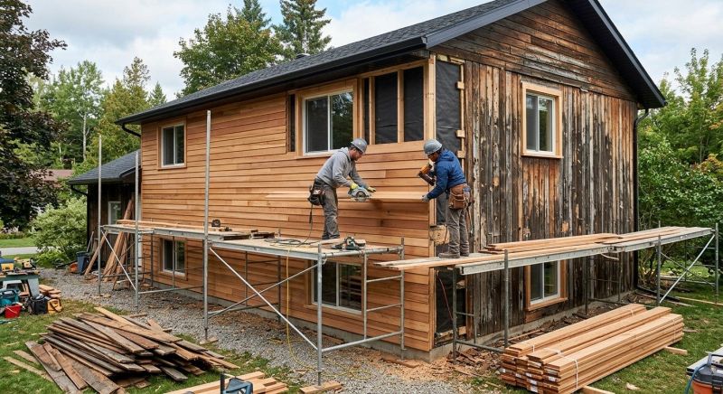 Wood Cladding Installation in Harrison, OH