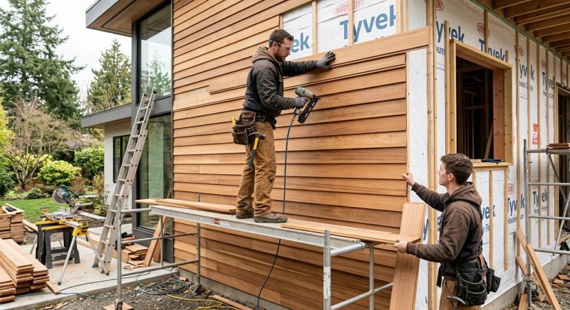 Wood Cladding Installation in Maineville, OH