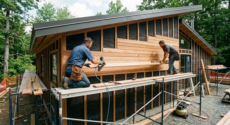 Wood Cladding Installation in Miamitown, OH