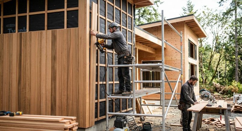 Wood Cladding Installation in Mount Orab, OH