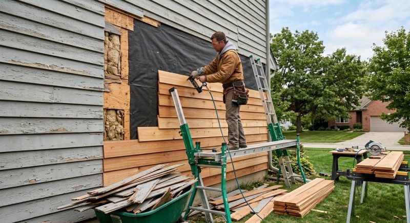Wood Siding Replacement in Morrow, OH